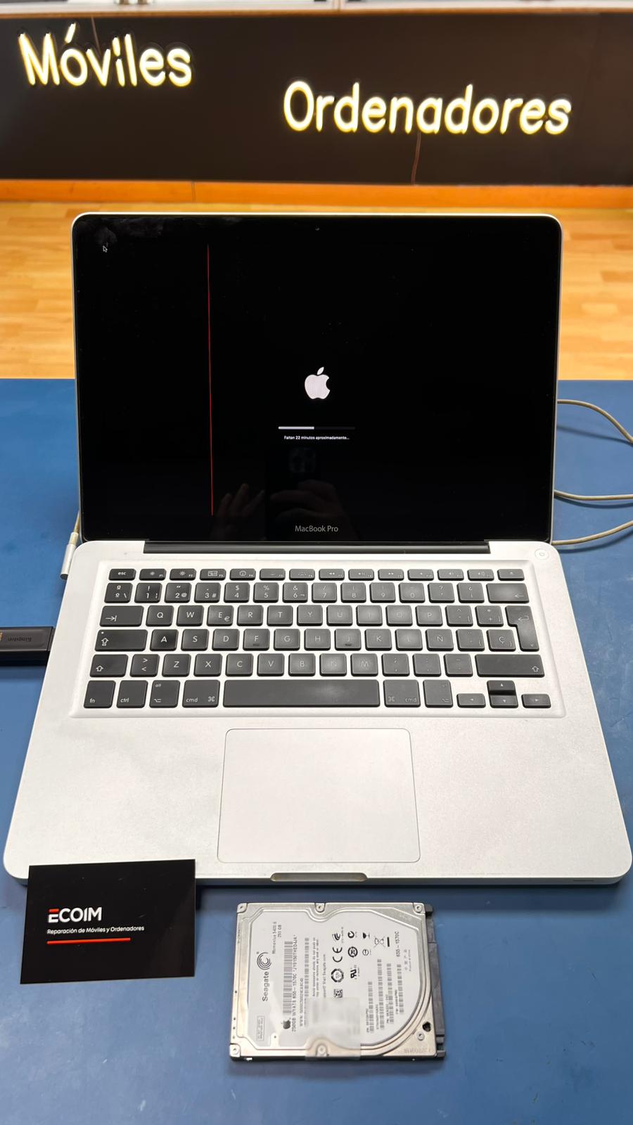 MacBook Pro 2019 antes de reparación